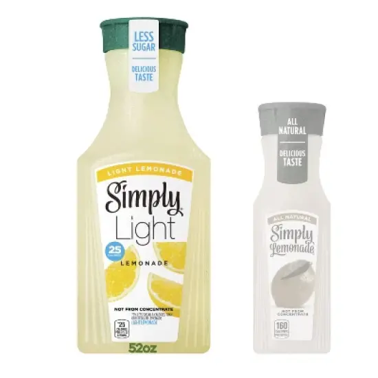 Simply Light Lemonade Juice Drink - 52 fl oz image {8}