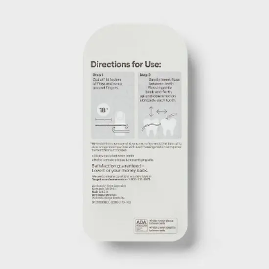 Dental Floss - Mint - 2pk - up&up&trade; image {2}