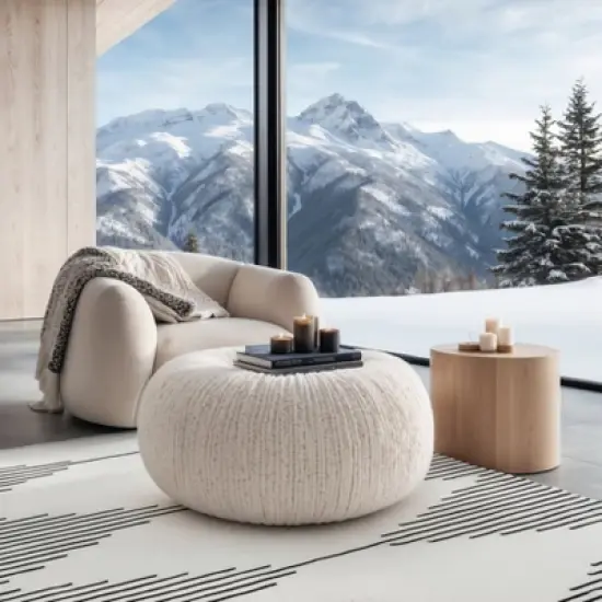 Wander & Roam Reversible Baby PlayMat - Large, Art Deco Inspired&nbsp;Design - Black and White image {1}