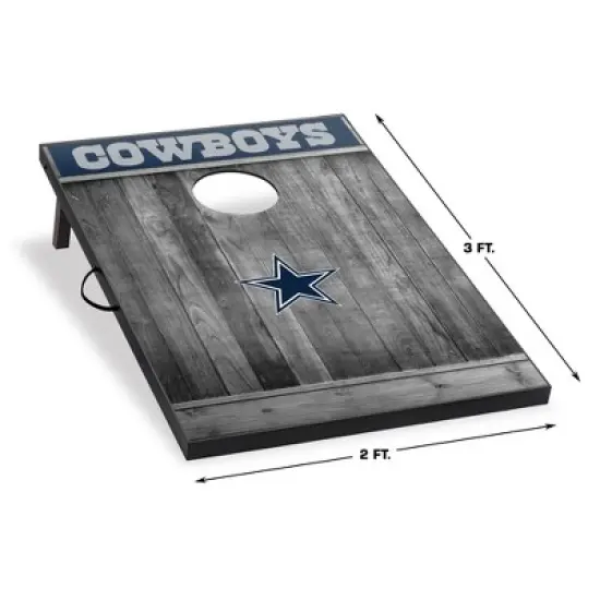 NFL Dallas Cowboys 2'x3' Cornhole Board - Gray image {1}
