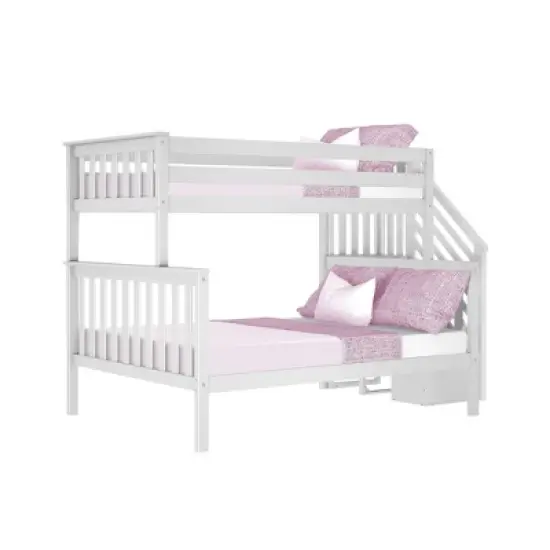 Max & Lily Twin over Full Staircase Bunk Bed image {6}