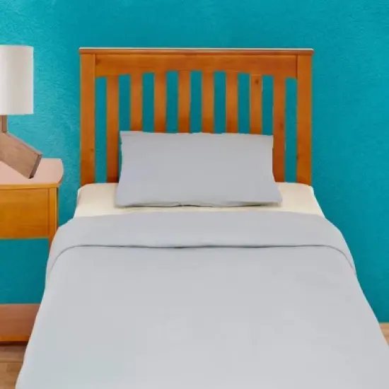 Glenwillow Home Rake Wood Headboard in Golden Oak, Full/Queen Size image {2}