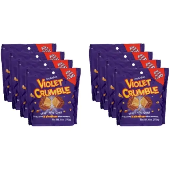Nestle Violet Crumble Bite-Sized Cubes - Case of 8 - 6 oz image {2}