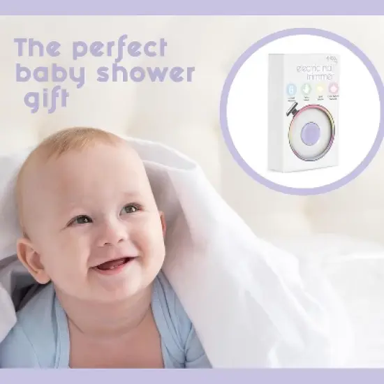 Elan Baby Electric Nail Trimmer, Safe & Easy to Use with 6 Head Options, Gentle Nail File, Perfect for Newborns, Infants, & Toddlers image {5}