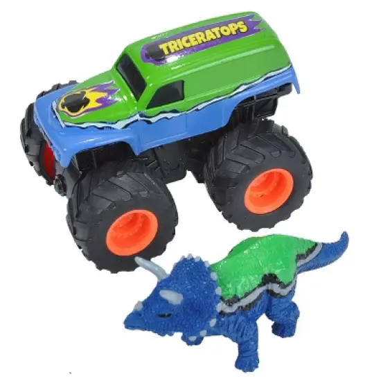 Wild Republic Adventure Mini Truck Triceratops Animal Figure, 4 Inches image {1}