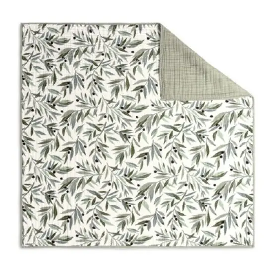 Babyletto Olive Branches Muslin Quilt image {2}