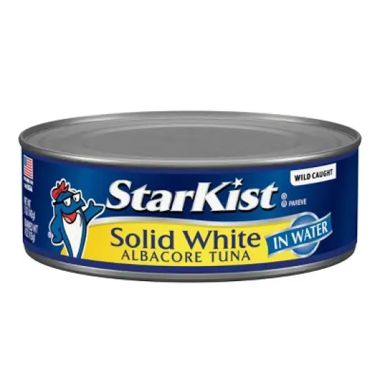 Starkist Solid White Tuna Water Can - 40oz / 8pk image {1}