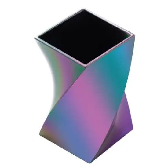 Zodaca Stylish Aurora Wave Pencil Pen Holder Cup Office Desktop Storage Organizer - Mixed Colors image {3}