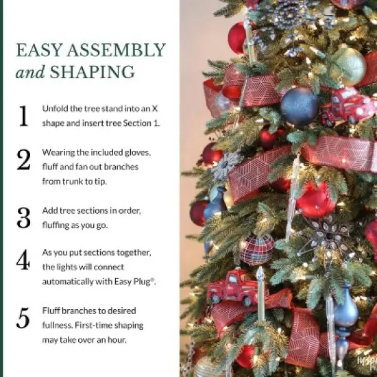 Balsam Hill 9' Clear LED Stratford Spruce Tree image {11}