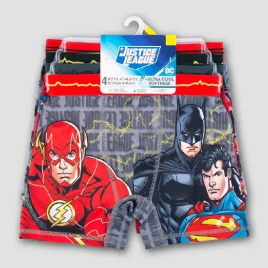 Boys' DC Comics The Flash 4pk Boxer Briefs image {1}