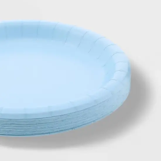 20ct Blue Dinner Plates - Spritz&trade; image {2}