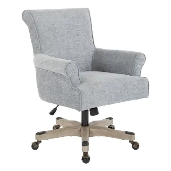 Megan Office Chair with Gray Wash Wood - OSP Home Furnishings image {7}