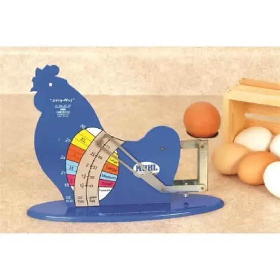 Kuhl JIFFY-III-12 Jiffy Way Gravity Poultry Egg Grading Scale Ounce and Gram image {3}
