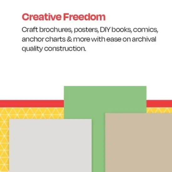 School Smart Bristol Board, 24 x 36 Inches, Assorted Colors, Pack of 100 image {2}