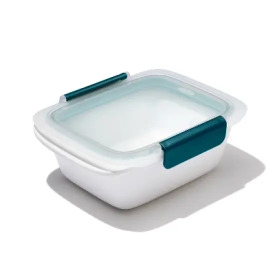 OXO Prep and Go 3.3c Food Storage Container: Blue Plastic, Dishwasher & Microwave-Safe, Kitchen Storage Solution image {7}