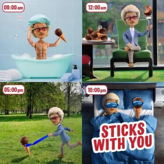 Nestle Drumstick Chocolate Mini Frozen Sundae Cones - 16.9 fl oz/20ct image {4}