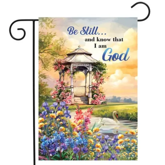 Briarwood Lane Everyday Garden Flag 12x18 For Outdoor Be Still Garden Flag Flags For Outside image {1}