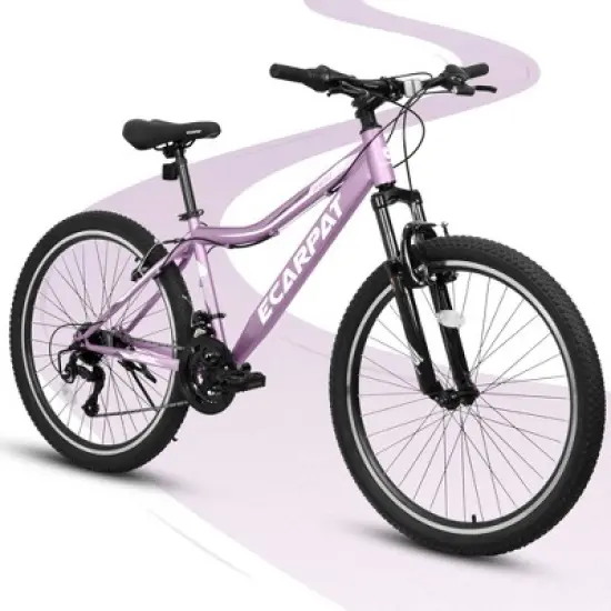 VASIP "24" Mountain Bike for Teens/Students: 21-Speed, Front Suspension, V-Brakes & Twist Shifter - Perfect Commuter & School Bike image {8}