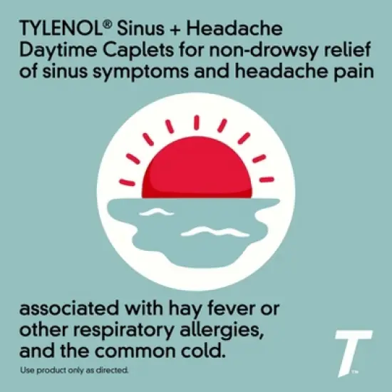 Tylenol Acetaminophen Sinus + Headache Caplets - 24ct image {4}