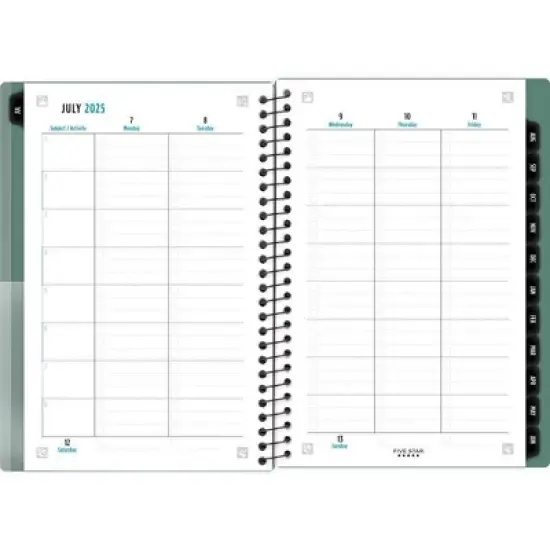 Five Star 2025-2026 Customizable Seaglass Small image {3}