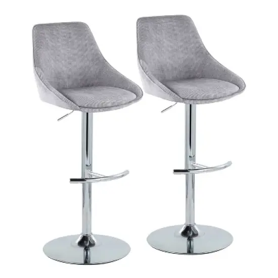 Set of 2 Diana Barstools - LumiSource image {9}