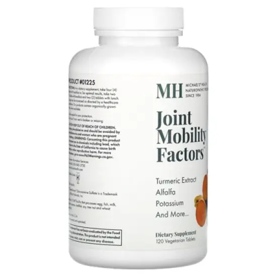 Michael's Health Joint Mobility Factors, 120 Vegetarian Tablets image {4}