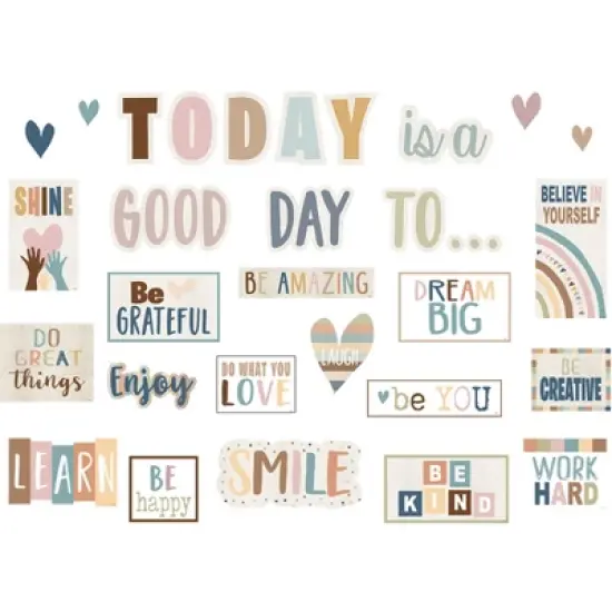 Teacher Created Resources&reg; Everyone is Welcome Today is a Good Day Mini Bulletin Board Set image {1}
