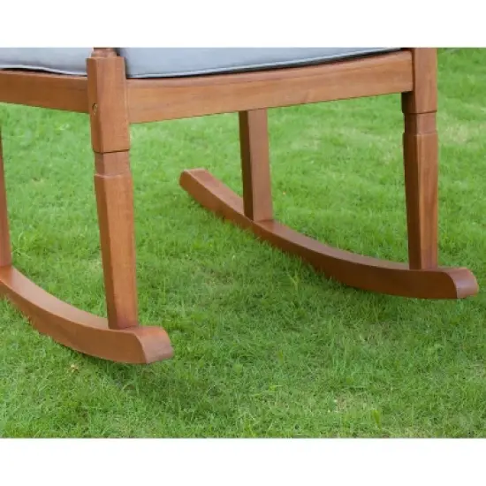 Nantucket Rocking Chair with Gray Cushion - Merry Products image {8}