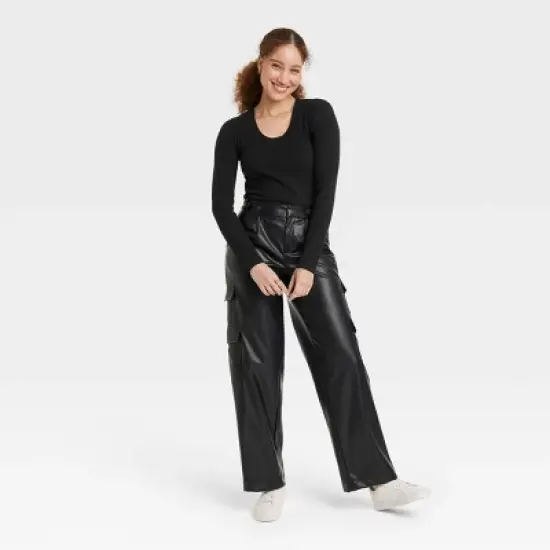 Women's Fine Gauge Scoop Neck Sweater - A New Day&trade; image {2}