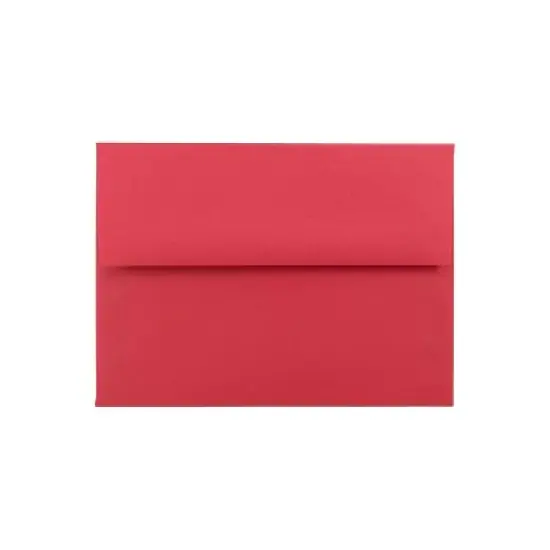 JAM Paper A6 Colored Invitation Envelopes 4.75 x 6.5 Red Recycled 67503H image {4}