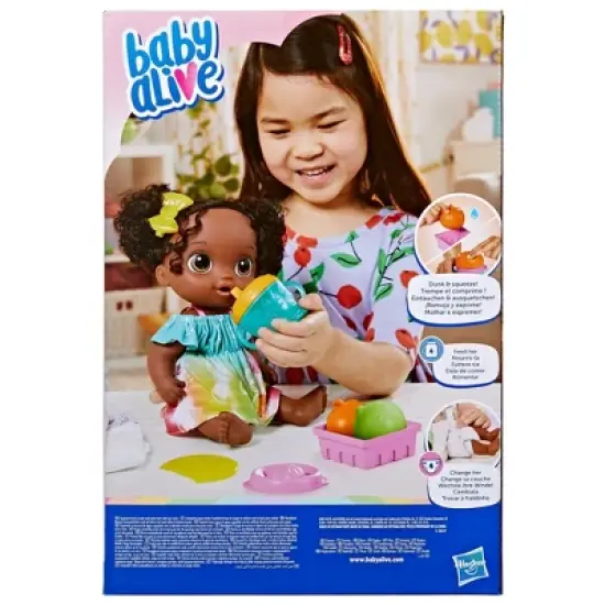 Baby Alive Fruity Sips Baby Doll - Black Hair/Brown Eyes image {2}