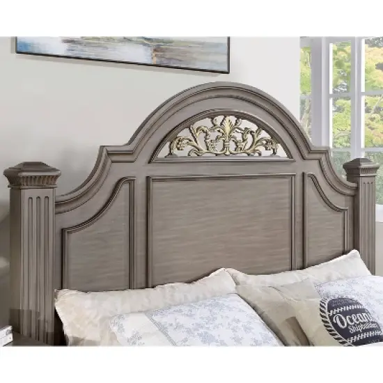 5pc Pennings Traditional Bedroom Set Gray - HOMES: Inside + Out image {6}