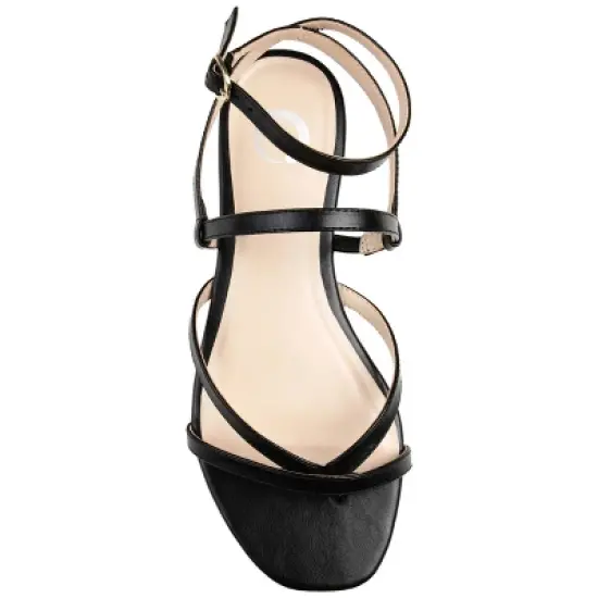 Journee Collection Womens Serissa Multi Strap Flat Sandals image {3}