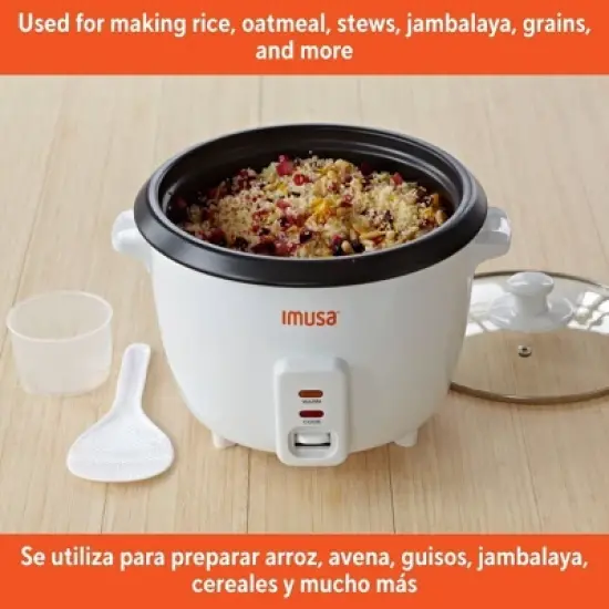 IMUSA 5 Cup Rice Cooker White image {5}