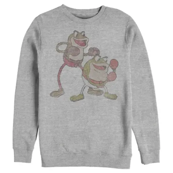 Men's Cuphead Boxing Duo Ribby and Croaks Sweatshirt image {3}