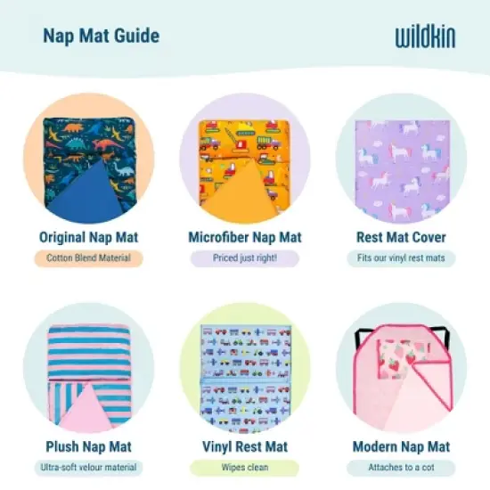 Wildkin Kids Quilted Nap Mat image {7}