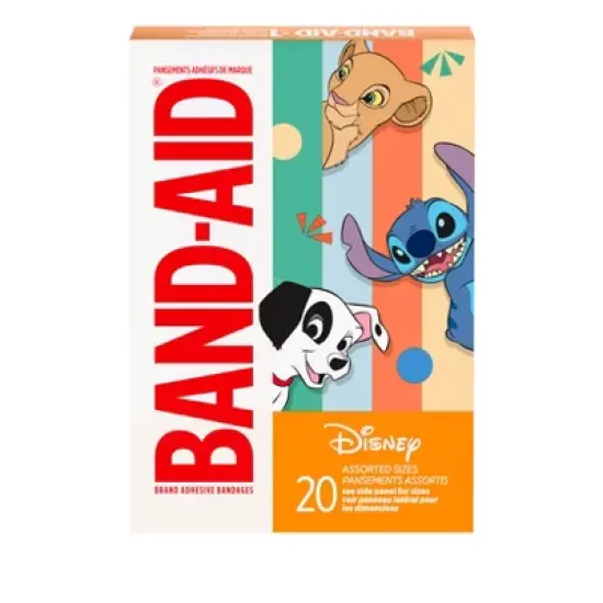 Band-Aid Adhesive Assorted Decorative Disney Classic Mashups Bandages - 20ct image {1}