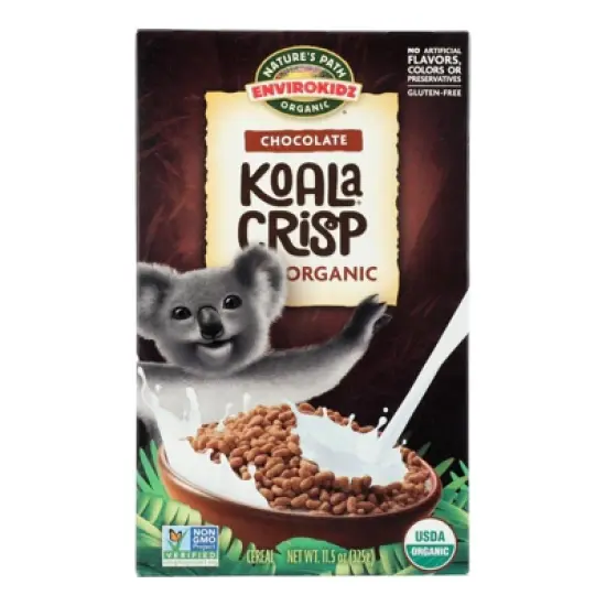 Envirokidz Organic Koala Crisp Chocolate Cereal - Case of 12/11.5 oz image {1}
