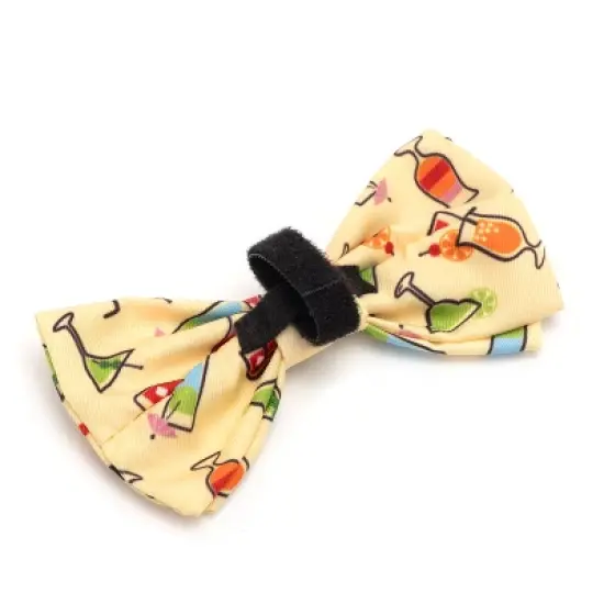 The Worthy Dog Pawty Bow Tie Adjustable Collar Attachment Accessory image {1}