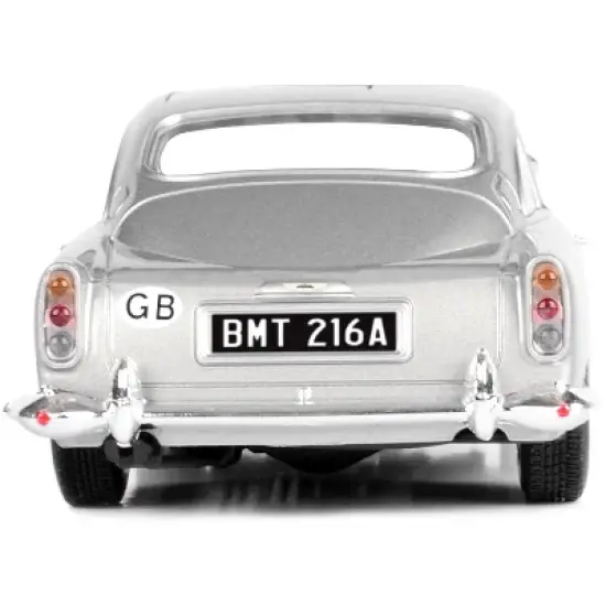 Aston Martin DB5 RHD Silver Metallic James Bond 007 "Goldfinger" (1964) Movie 1/24 Diecast Model Car by Motormax image {3}