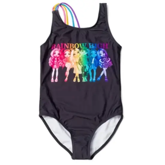 Rainbow High Avery Styles Karma Krystal Bailey Girls One Piece Bathing Suit Toddler to Big Kid image {8}