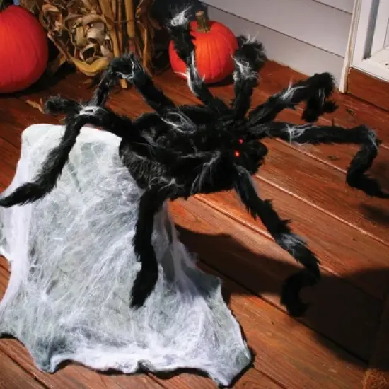 Fun World Giant 36 Inch Sound or Motion Activated Jumping Spider image {1}