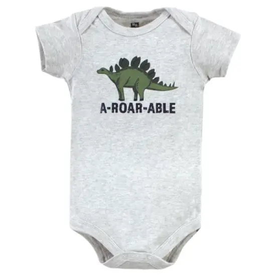Hudson Baby Infant Boys Cotton Bodysuits, Dinomite Dude image {4}