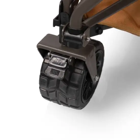 Oniva Wilderness All Terrain Outdoor Folding Wagon - Brown/Gray image {6}