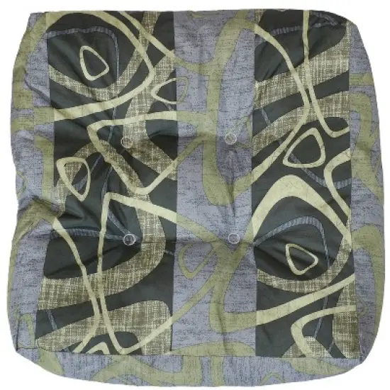 Sunnydaze Indoor/Outdoor Replacement Square Tufted Patio Chair Seat and Back Cushions - 20" - 2pk image {6}