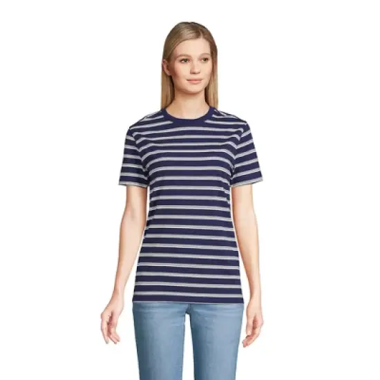 Lands' End Women's Short Sleeve Super T Crew Neck T-shirt image {8}