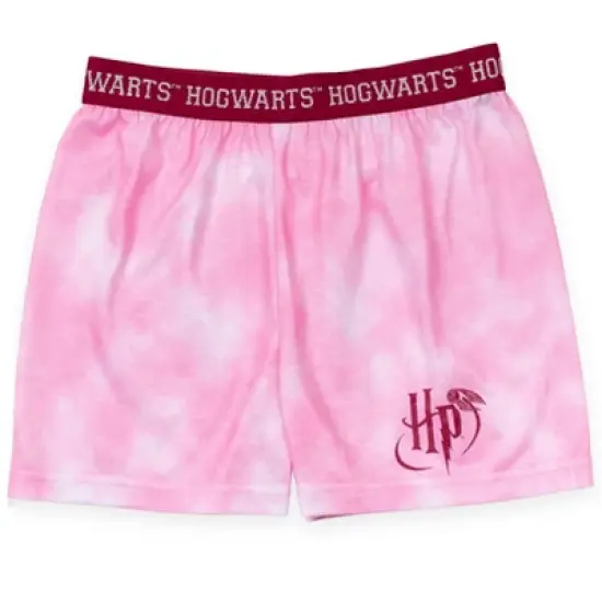 Harry Potter Gryffindor Hufflepuff Ravenclaw Slytherin Girls Pajama Shirt and Shorts Sleep Set Little Kid to Big Kid image {3}