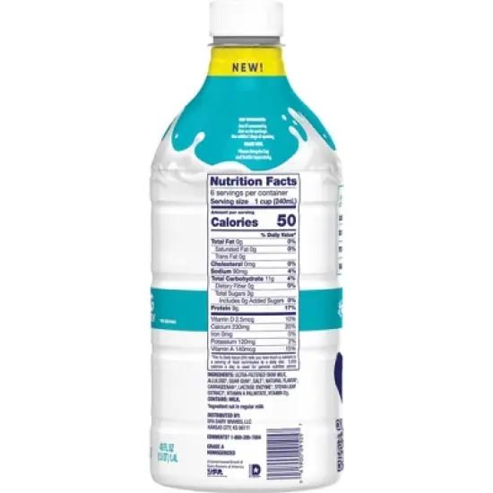 DairyPure Milk 50 Skim Vanilla Milk - 48 fl oz image {5}