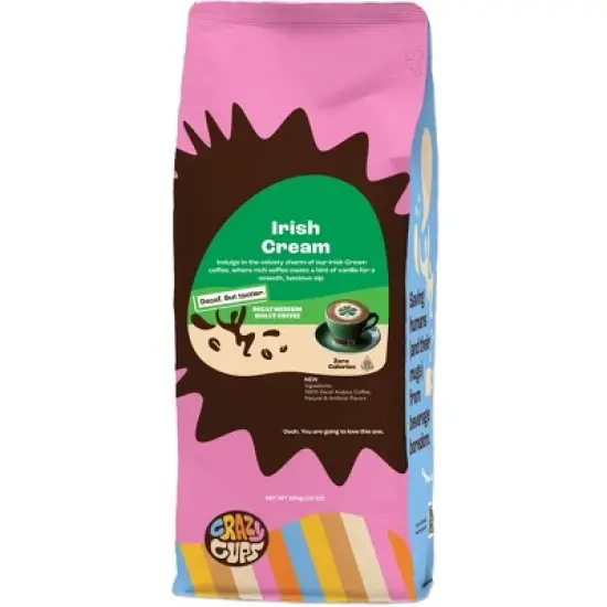 Decaf Irish Cream Flavored Ground Coffee image {1}