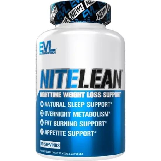 Evlution Nutrition NiteLean - Nighttime Weight Loss Support - 30 Servings image {4}